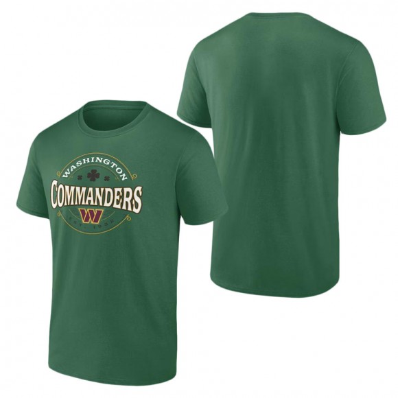 Men's Washington Commanders Fanatics Branded Kelly Green Lucky Team T-Shirt