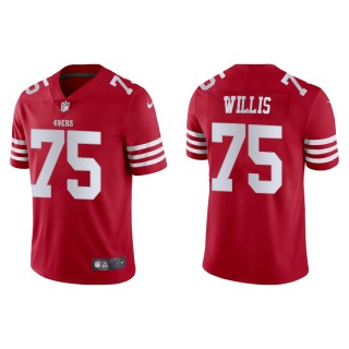 Men's San Francisco 49ers Willis Scarlet Vapor Limited Jersey