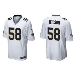 Men's New Orleans Saints Wilson White Game Jersey
