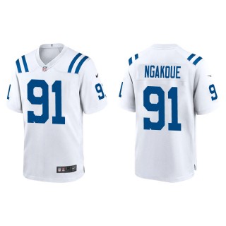 Men's Colts Yannick Ngakoue White Game Jersey