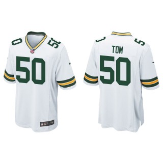 Men's Packers Zach Tom White Game Jersey