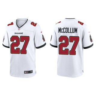 Men's Buccaneers Zyon McCollum White 2022 NFL Draft Game Jersey
