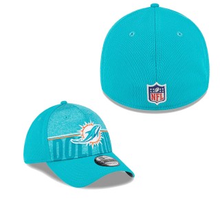 Men's Miami Dolphins Aqua 2023 NFL Training Camp 39THIRTY Flex Fit Hat
