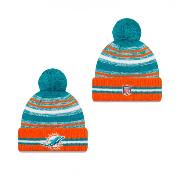 Miami Dolphins Cold Weather Home Sport Knit Hat
