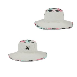 Miami Dolphins Khaki Retro Beachin' Bucket Hat