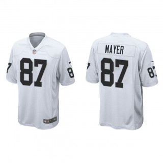 Michael Mayer White 2023 NFL Draft Game Jersey