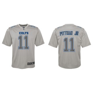 Michael Pittman Jr. Youth Indianapolis Colts Gray Atmosphere Game Jersey