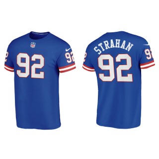 Michael Strahan New York Giants Royal Classic T-Shirt