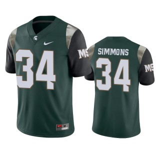 Michigan State Spartans Antjuan Simmons Green Limited Jersey