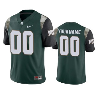 Michigan State Spartans Custom Green Limited Jersey