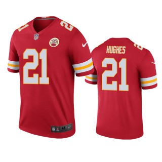 Kansas City Chiefs Mike Hughes Red Color Rush Legend Jersey