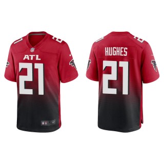 Falcons Mike Hughes Red Game Jersey