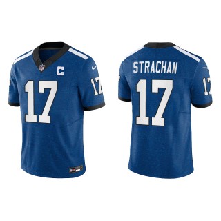 Mike Strachan Indianapolis Colts Royal Indiana Nights Alternate Vapor F.U.S.E. Limited Jersey