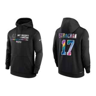 Mike Strachan Indianapolis Colts Black 2022 NFL Crucial Catch Therma Performance Pullover Hoodie
