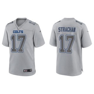 Mike Strachan Men's Indianapolis Colts Gray Atmosphere Fashion Game Jersey