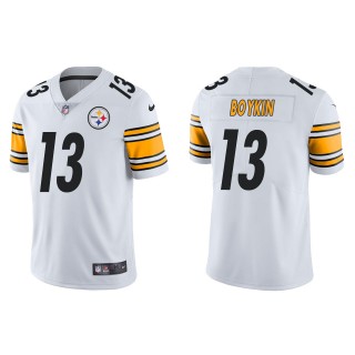 Men's Pittsburgh Steelers Miles Boykin White Vapor Limited Jersey