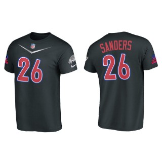 Miles Sanders 2023 NFL Pro Bowl NFC Black Jersey