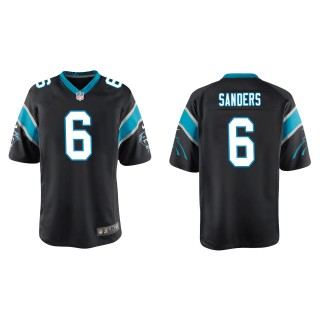Youth Panthers Miles Sanders Black Game Jersey