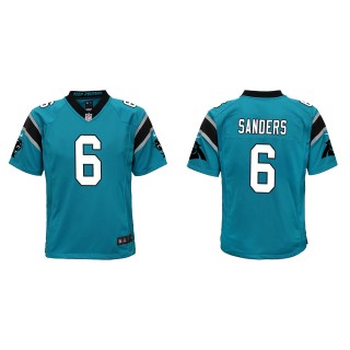 Youth Panthers Miles Sanders Blue Game Jersey