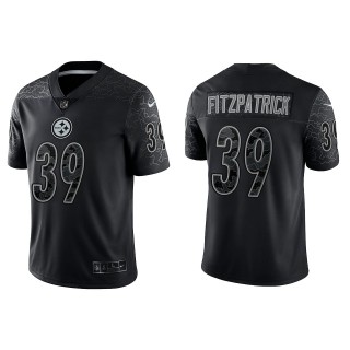Minkah Fitzpatrick Pittsburgh Steelers Black Reflective Limited Jersey