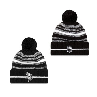 Minnesota Vikings Cold Weather Black Sport Knit Hat