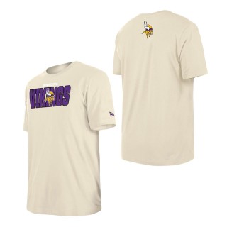 Men's Minnesota Vikings Cream 2023 NFL Draft T-Shirt