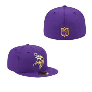 Minnesota Vikings Purple Main Fitted Hat