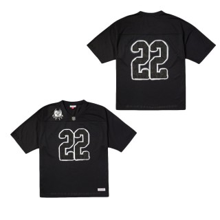 Men's Mitchell & Ness Black NFL Por La Cultura x CHITO Limited Edition Jersey