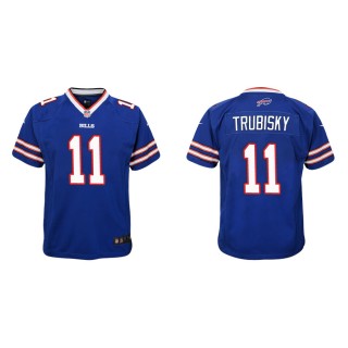 Youth Mitchell Trubisky Bills Royal Game Jersey