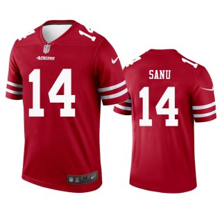 San Francisco 49ers Mohamed Sanu Scarlet Legend Jersey - Men's