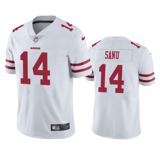 Mohamed Sanu San Francisco 49ers White Vapor Limited Jersey