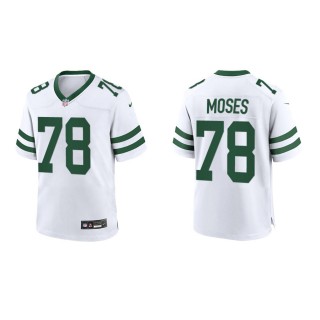 Youth Morgan Moses Jets White Legacy Game Jersey
