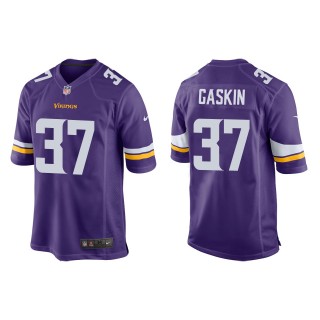 Vikings Myles Gaskin Purple Game Jersey