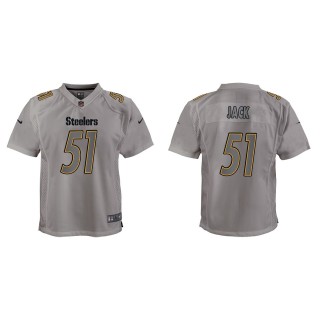 Myles Jack Youth Pittsburgh Steelers Gray Atmosphere Game Jersey