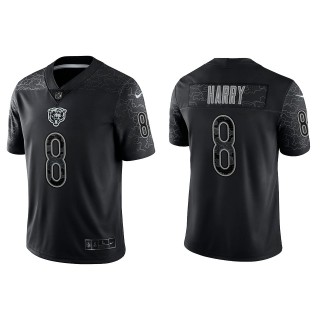 N'Keal Harry Chicago Bears Black Reflective Limited Jersey