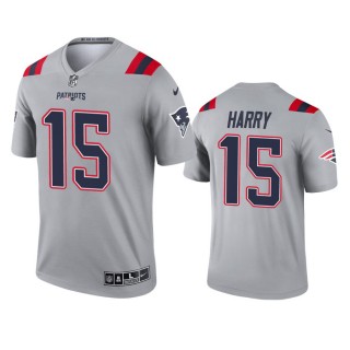 New England Patriots N'Keal Harry Gray Inverted Legend Jersey