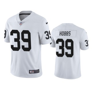 Nate Hobbs Las Vegas Raiders White Vapor Limited Jersey
