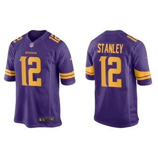 Men's Minnesota Vikings Nate Stanley Purple Alternate Game Jersey