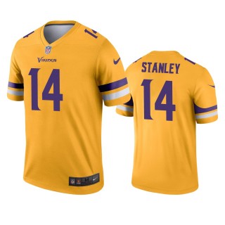 Minnesota Vikings Nate Stanley Gold Inverted Legend Jersey