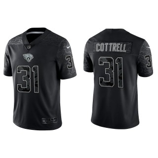 Nathan Cottrell Jacksonville Jaguars Black Reflective Limited Jersey