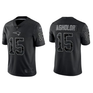 Nelson Agholor New England Patriots Black Reflective Limited Jersey