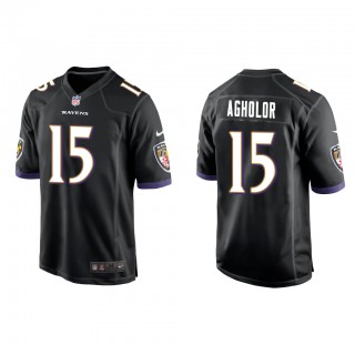 Nelson Agholor Black Game Jersey