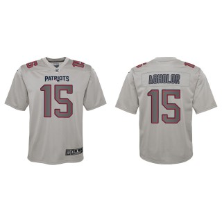 Nelson Agholor Youth New England Patriots Gray Atmosphere Game Jersey