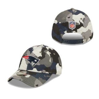 Men's New England Patriots Camo 2022 NFL Training Camp Official 9FORTY Adjustable Hat