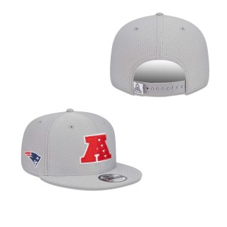 New England Patriots Gray 2024 Pro Bowl 9FIFTY Adjustable Snapback Hat