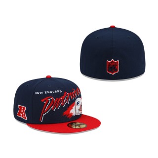 New England Patriots Helmet 59FIFTY Fitted Hat