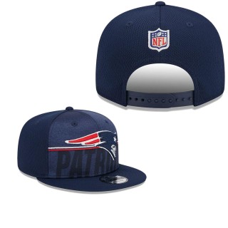 Men's New England Patriots Navy 2023 NFL Training Camp 9FIFTY Snapback Hat