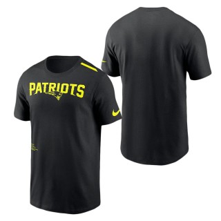 New England Patriots Nike Black Volt Performance T-Shirt