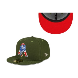 New England Patriots Olive Pack 59FIFTY Fitted Hat