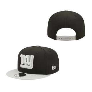 Black Gray New York Giants Two-Tone Color Pack 9FIFTY Snapback Hat